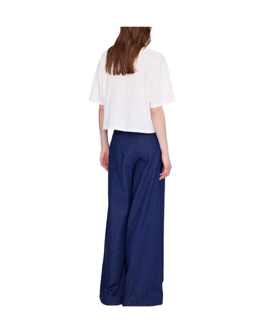 Anine Bing Blue La T-Shirt
