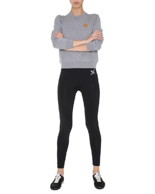 KENZO Gray Tiger Patch Jumper