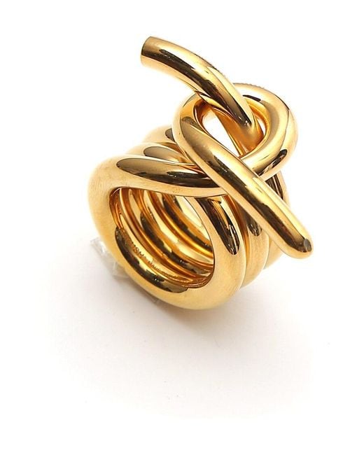 Ambush Metallic Knot Ring for men