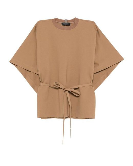 Fabiana Filippi Natural Batwing Sleeve Blouse