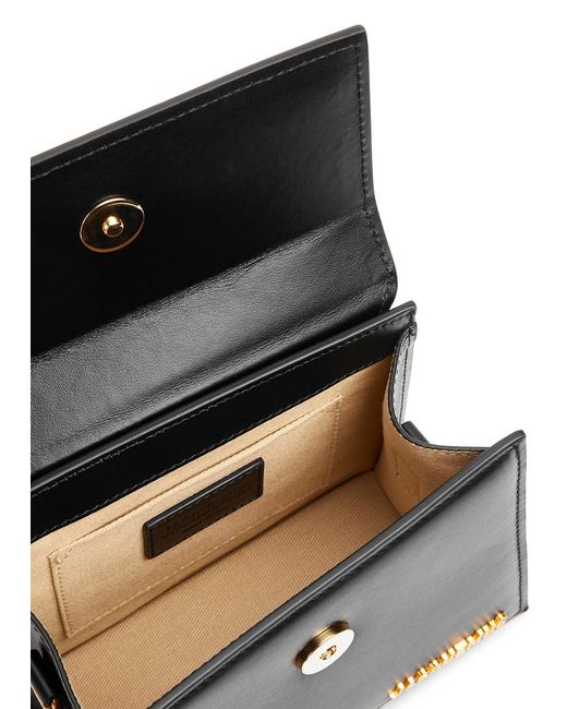 Jacquemus Black Le Chiquito Moyen Leather Shoulder Bag