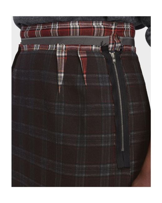 Maison Margiela Red Chic Mini Skirt For