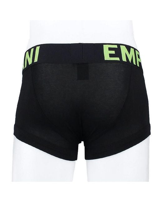 Emporio Armani Black Logo Underwear for men