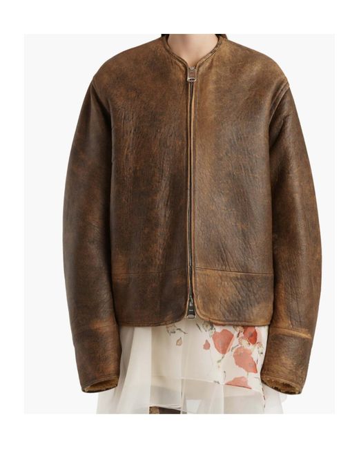 Khaite Brown Ruban Jacket