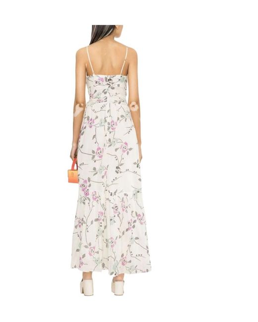Isabel Marant White Giana Printed Cotton Voile Dress