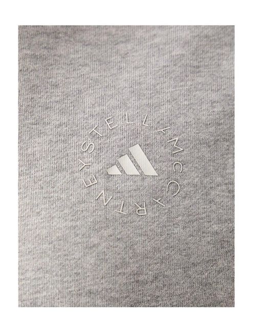 Adidas By Stella McCartney Gray Crew-Neck Sweatshirt