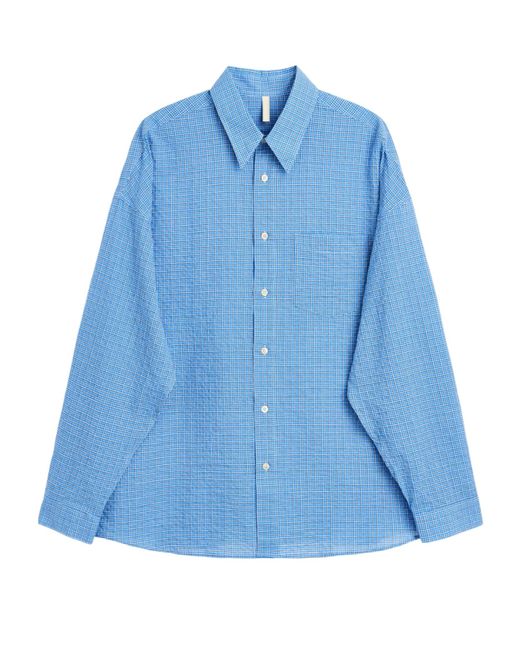 sunflower Blue Stable Collared Shirt for men