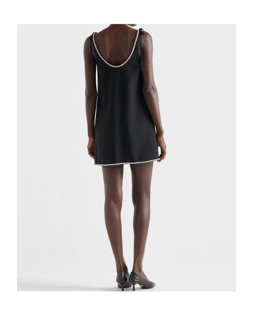 Prada Black Strapped Sleeveless Dress
