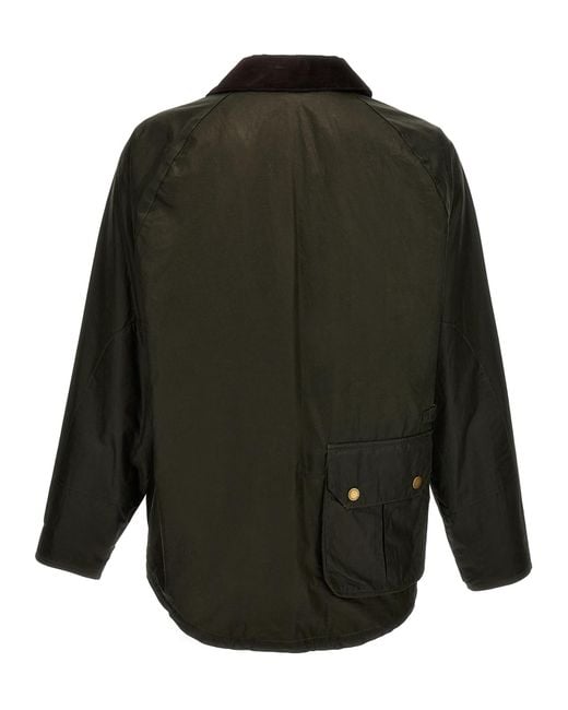 Barbour Black Collared Button-Up Jacket for men