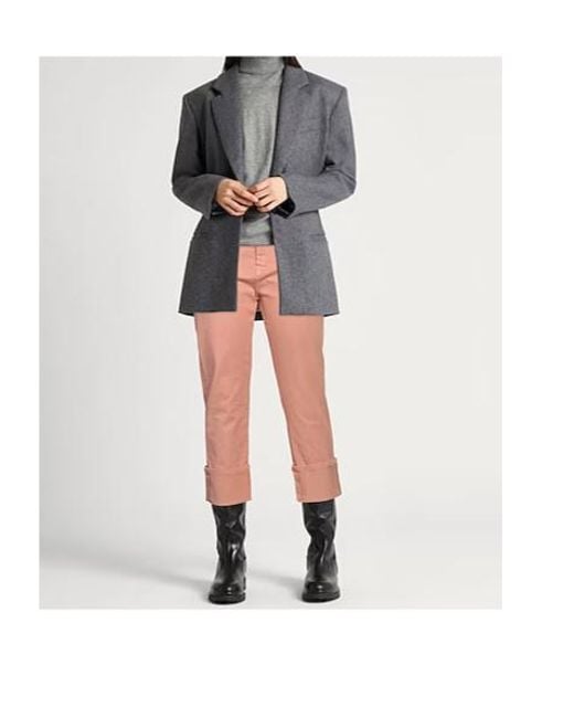 Max Mara Pink Denim Trousers