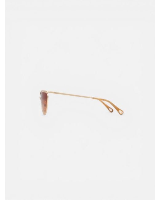 Chloé Pink Uma Cat-Eye Frame Sunglasses