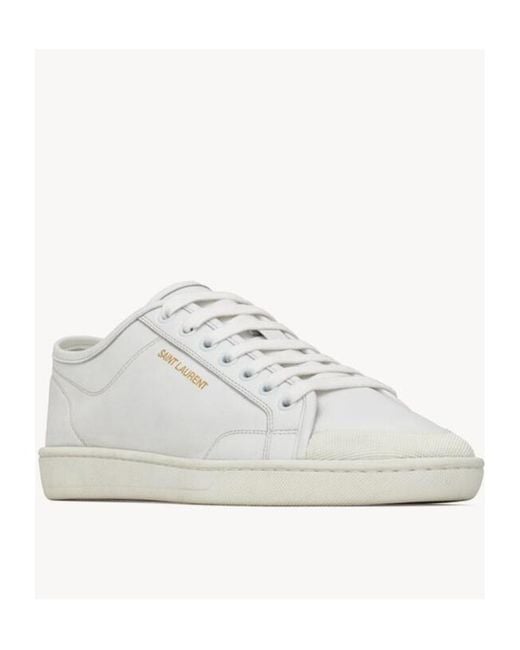 Saint Laurent White Sneakers for men