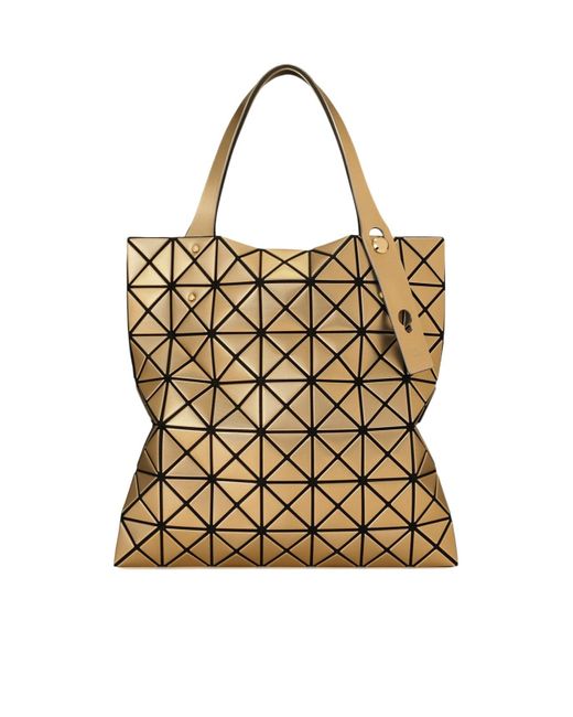 Issey Miyake Metallic Geometric Pattern Handbag