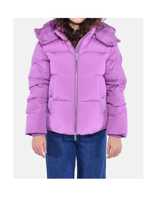 Woolrich Purple Alsea Down Jacket