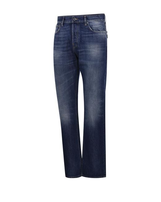 Haikure Blue Logo Jeans for men