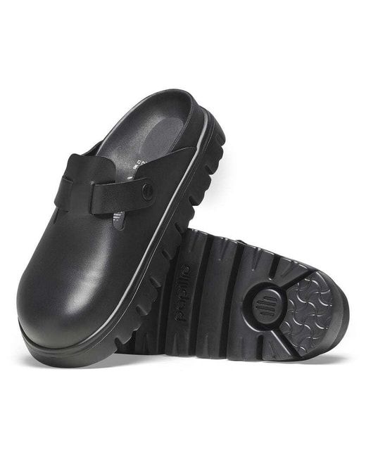 Birkenstock Black Boston Chunky Slippers