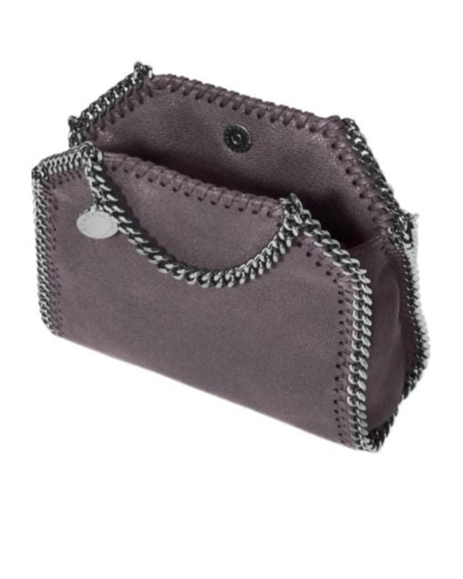 Stella McCartney Purple Falabella Tiny Tote Bag
