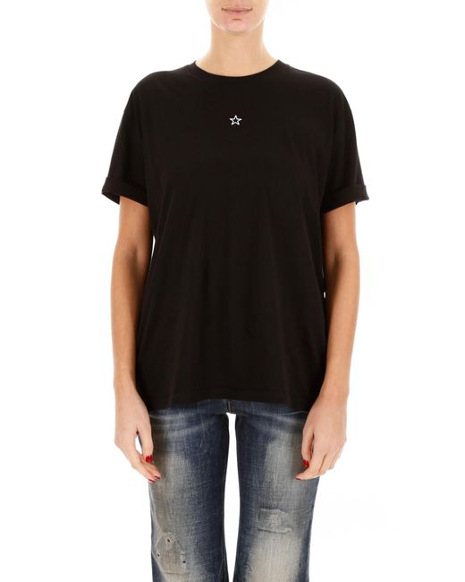 Stella McCartney Black Ministar Crewneck T-Shirt