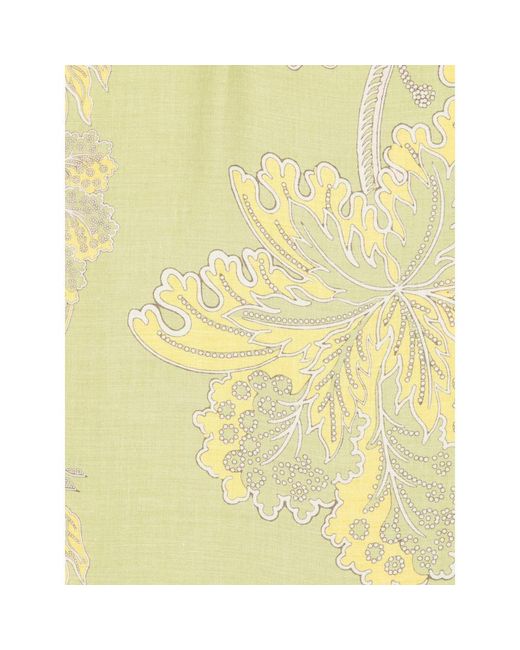 LaDoubleJ Yellow Patterned Scarf