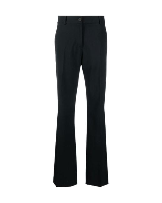 Studio Nicholson Black Rie Virgin Wool-Blend Tailored Trousers