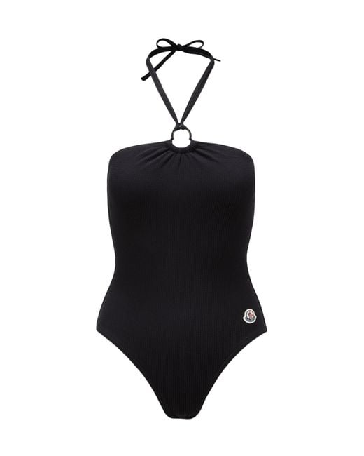 Moncler Black One-Piece Swimsuit