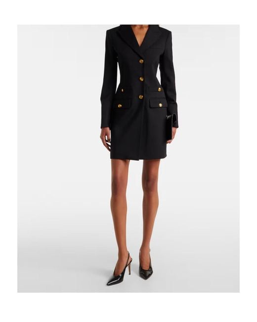 Veronica Beard Black Wool Blazer Dress