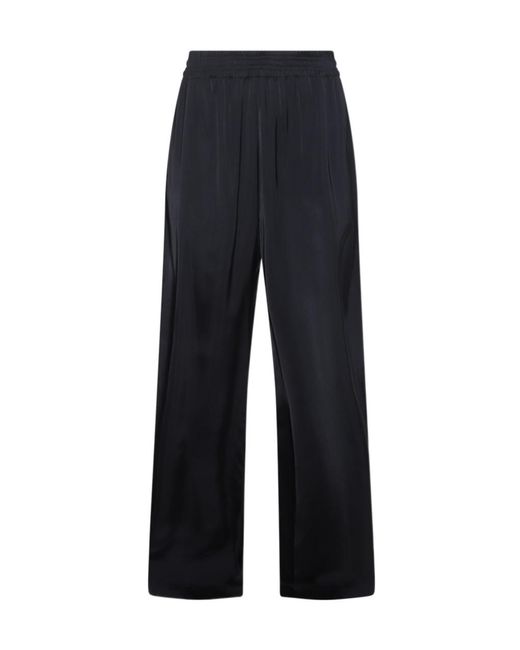 Fabiana Filippi Blue Amelia Satin Trousers