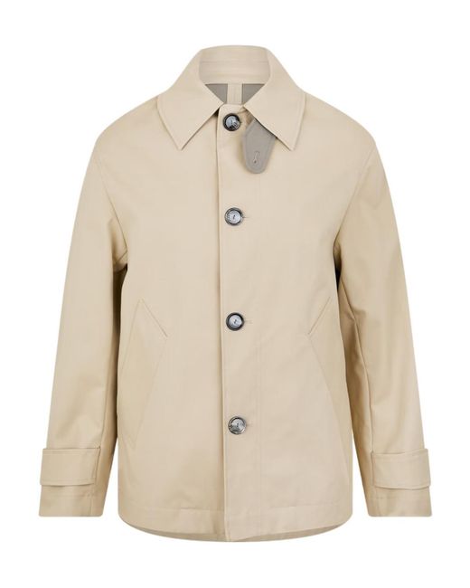 AMI Natural Single-Breasted Buttoned Jacket for men