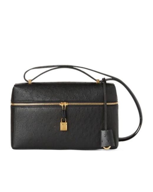 Loro Piana Black Extra Bag L27 Shoulder Bag