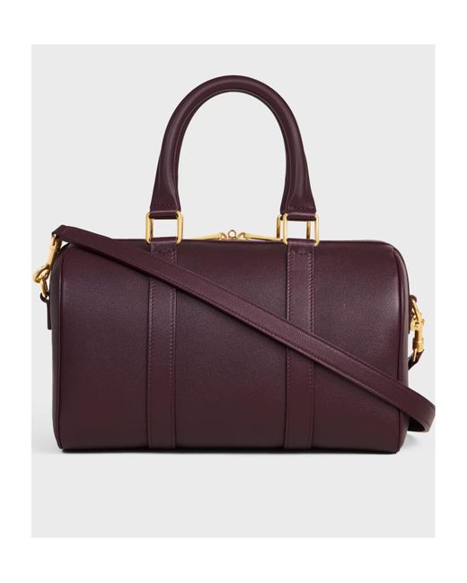 Céline Purple Medium Boston