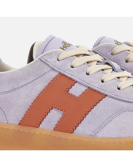 Hogan Pink Cool Side H Patch Sneakers