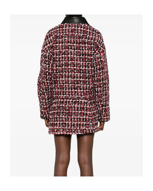 IRO Red Button-Down Casual Jacket