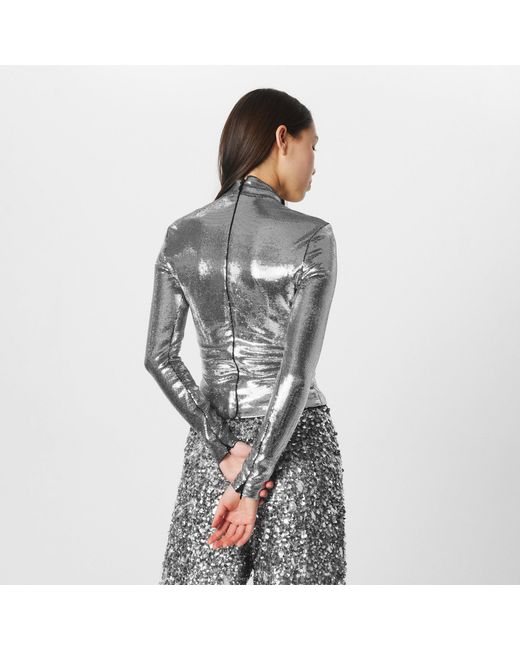 Balenciaga Gray Long-Sleeve Shirt