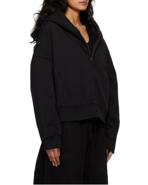 Entire studios Black Zip-Up Hoodie for men