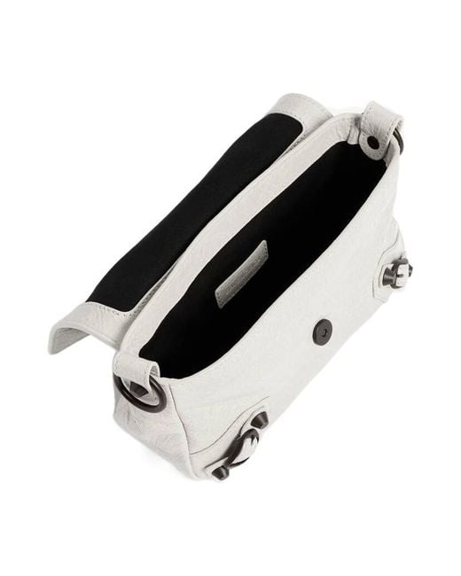 Balenciaga White Le City Nano Shoulder Bag