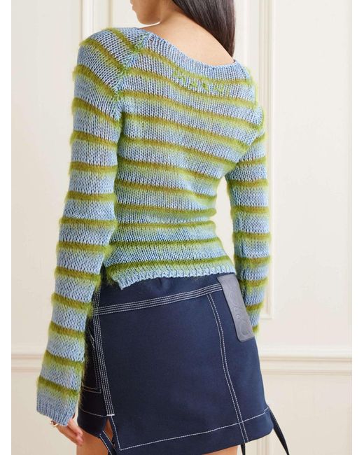 Marni Green Long-Sleeved Sweater