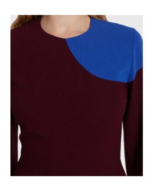 Roksanda Red Withiel Printed Crêpe Midi Dress