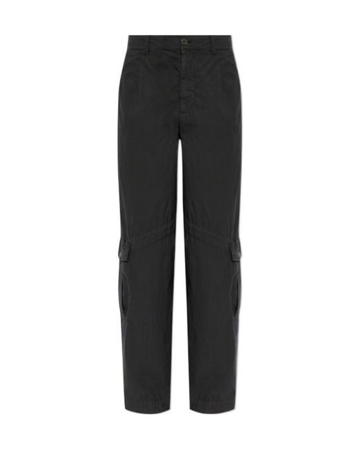 Dries Van Noten Black Paxford Mid Rise Pants for men