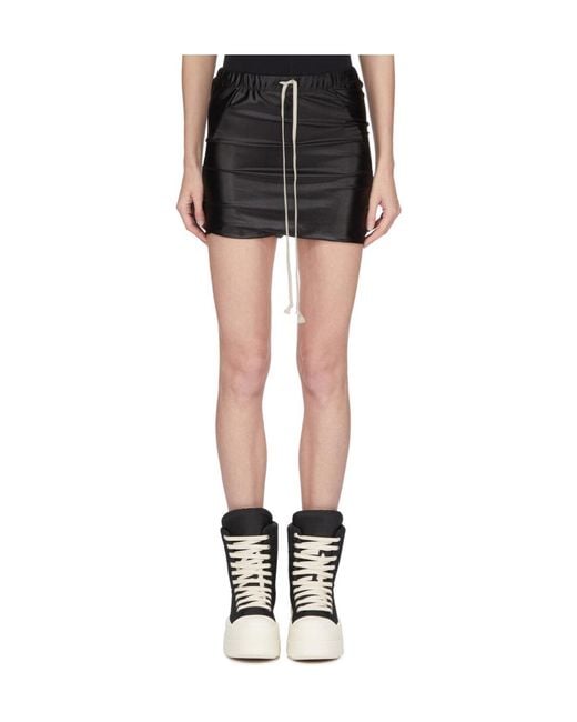 Rick Owens Black Buds Mid-Thigh Shorts