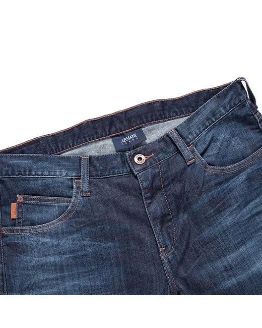 Armani Jeans Blue Vintage Casual Jeans for men