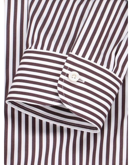 Tom Ford Purple Striped Shirt for men