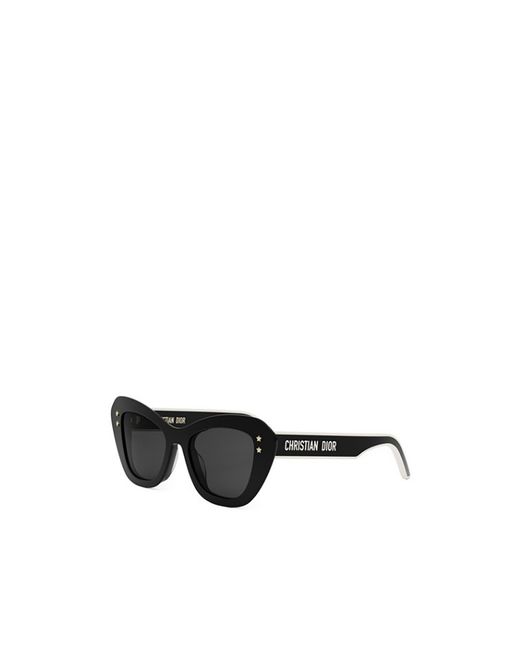 Dior Black Eyewear Butterfly Frame Sunglasses