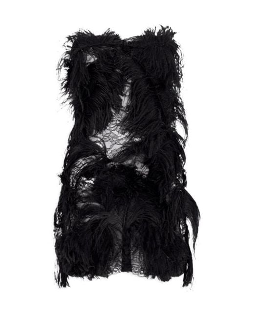 The Attico Black Mini Dress