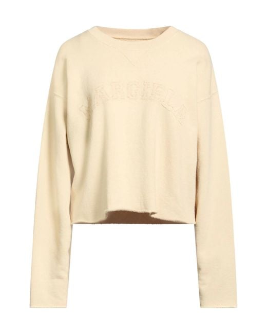 Maison Margiela Natural Crew-Neck Sweatshirt