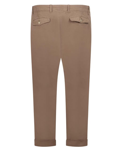 Original Vintage Style Brown Straight Casual Pants for men