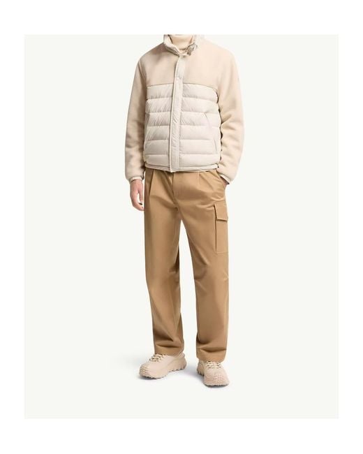 Moncler Natural Mistral Teddy Short Puffer Jacket for men