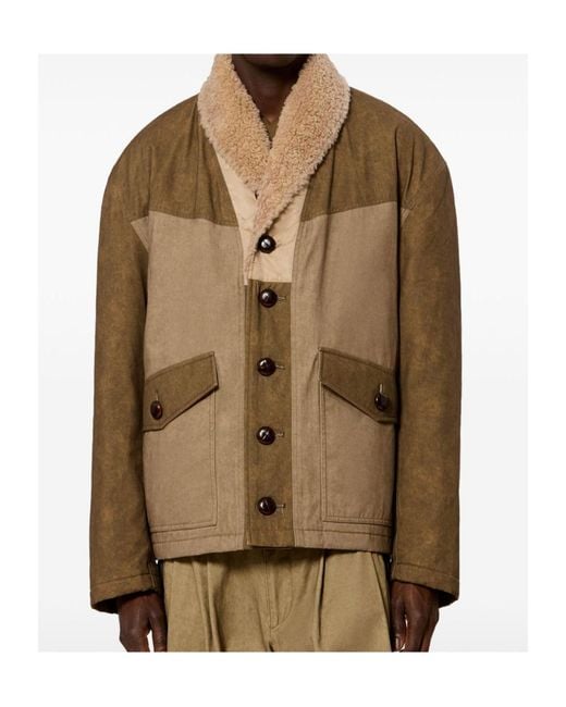 Isabel Marant Natural Toswald Coat for men