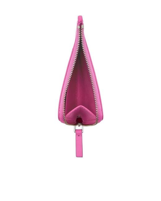 Marc Jacobs Pink Zipped The Charm Wallet