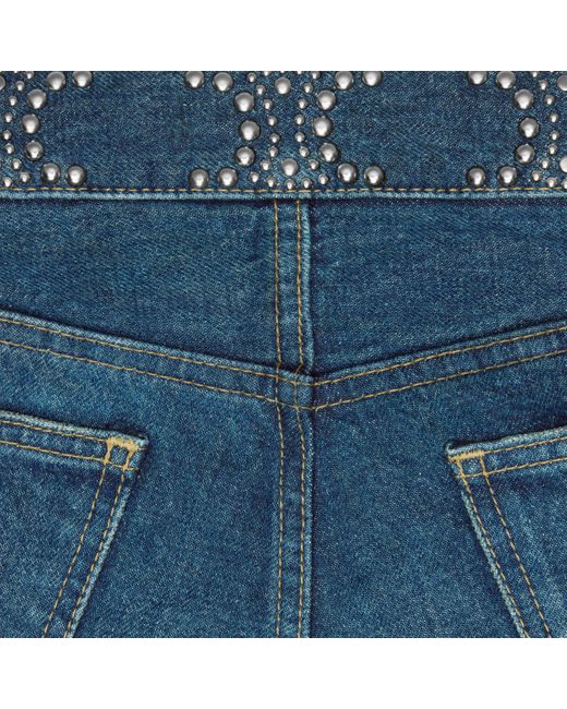 Céline Blue Mini Shorts