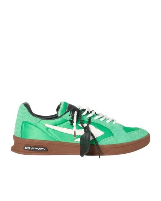Off-White c/o Virgil Abloh Green End Of Play Low-Top Sneakers for men